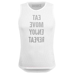 226ERS CL-BS-020-S Безрукавная базовая футболка Repeat Белая White S