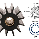 Рабочее колесо / неопрен / 12 лопастей / тип 10