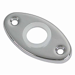 Forniture nautiche italiane 5050091 Овальная тарелка Серебристый Silver 53 x 28 mm 