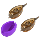 Купить Mikado AMFA03XL-SET50 Method Aperio XL+Mould Set Кормушка фидерная прикормочная Коричневый Brown 50 g 7ft.ru в интернет магазине Семь Футов