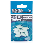 ZunZun 064210 Bobber Oval Competición Пробки Белая  Luminous 1 