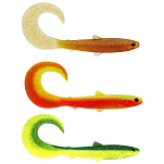 Westin P080-562-019 BullTeez Curltail Мягкая приманка 140 mm 15g 2 единицы измерения Золотистый UV Craw