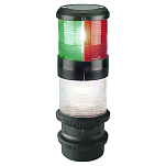 Aquasignal 4020064 S40 12V Стробоскопический трехцветный якорный свет Золотистый Black
