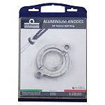 Tecnoseal 2640115 Yanmar SD 20-30-31-40-50 Алюминиевый анод Серебристый Silver