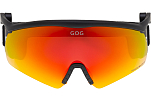 Спортивные очки GOG Jaku / Black / Reflex Red, h520-2