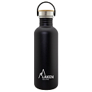 Купить Laken BSB100NE Basic 1L Крышка из нержавеющей стали и бамбука Черный Black 7ft.ru в интернет магазине Семь Футов