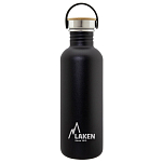 Laken BSB100NE Basic 1L Крышка из нержавеющей стали и бамбука Черный Black