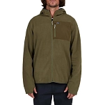 Salty crew 20335236-OLV-M Флисовая куртка Ebbtide на молнии Зеленый Olive M