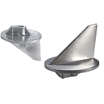 Enrico polipodio 2626300 35HP Анод с цинковым оребрением подвесных двигателей  Silver 90 x 190 x 72 mm 