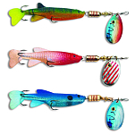 Zebco 3081001 Minnow Flyer 95 Mm 3g Многоцветный  Green / Red