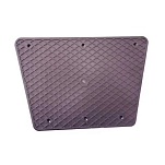 Plastimo 35108 Монтажная пластина двигателя из ПВХ Black