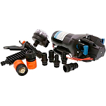 Trac outdoors 6-Q401J118N3A Hotshot HD4 12V 4GPM Насос Черный 60 Psi 