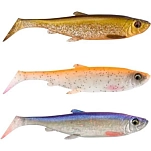 Savage gear 1639323 Мягкий приманка 3D Herring Shad 17g 130 mm 40 Единицы Clear Rudd 30x35x20