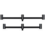 Fox rage CBB035 Black Label Slim Buzz Bar Черный  Black 220-250 mm 