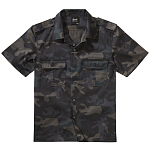 Brandit 4101-4-7XL Рубашка с коротким рукавом US Зеленый Dark Camo 7XL