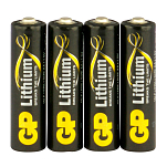 Gp batteries 07015LF-C4 Литий Mignon 1.5V AA 07015LF-C Аккумуляторы Черный Black