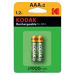 Kodak 30954021 Перезаряжаемый AAA 1000mAh NiMH 2 единицы Аккумуляторы Зеленый Yellow / Black / Green