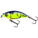 Воблер Кренкбейт для рыбалки Westin BuzzBite SR P147-569-001 Chartreuse Blue Craw 50мм 6гр погружение на 0-1м из ABS-пластика и углеродистой стали