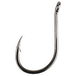 Mikado HSC10026-10B Surfcast Chinu Крючки С Одним Глазком Серебристый Black Nickel 10 