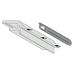Lewmar p22300 Уплотнитель иллюминатора T3 стандартный Black 40x37x5