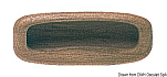 Овальная дверная ручка из тика ARC Marine 81 мм, Osculati 71.601.35