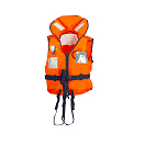 Купить Страховочный спасательный жилет Plastimo Typhoon 61626 150N 50-70кг с фонариком полиэтиленовый оранжевый 7ft.ru в интернет магазине Семь Футов