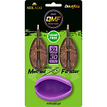 Mikado AMFN-QMF-3XL-SET60B Method Douglas QMF XL Кормушка фидерная прикормочная Золотистый Brown 60 g