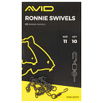 Avid carp A0640075 Ronnie Вертлюги Золотистый