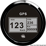 Speedometer compass mile counter GPS black/black, 27.781.02