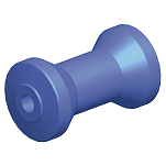 Talamex 76751004 Киль роликовый PU Голубой  Blue 72 mm 