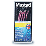 Mustad CL-RIG18-2-10 Mini Shrimp 5 Hooks Розовый  Fluo Pink 2 