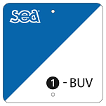 Sea 086021-Blue-OneSize Control Маркер 10 единицы Голубой Blue