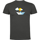 Купить Kruskis CA65500346K199 Футболка с коротким рукавом Paper Boat Черный Grey L 7ft.ru в интернет магазине Семь Футов