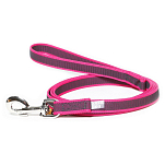 Julius k-9 216GM-PN-S2 Прорезиненный поводок с ручкой 20 mm Розовый Pink 200 cm