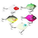 Yamashiro 1252006 Mix Sole Vibra Безгубые воблеры 45 mm 8g 5 единицы измерения Золотистый Multicolour