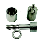 Panther 781-758710 Нижний блок Suzuki с одним замком Серебристый Grey