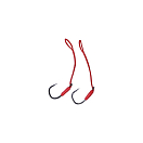 Купить Daiwa SAH3-0M Saltiga Assist Крюк Красный  5 cm 3/0 7ft.ru в интернет магазине Семь Футов