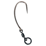 Nash pinpoint T6195 Fang Gyro Barbless Крюк Серый  Silver 4 