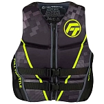 Full throttle 116-14250040004022 Спасательный жилет Rapid Dry Flex Back Green L