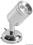 Articulated spotlight chromed brass 1 x 1 W HD, 13.900.01