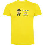 Kruskis CA65500503K150 Футболка с коротким рукавом Born To Fish Желтый Yellow 2XL