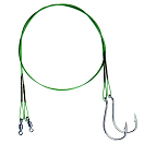 Купить Mivardi M-WLSSH359 Wire Swivel Single Лидер Серебристый 9 kg  7ft.ru в интернет магазине Семь Футов