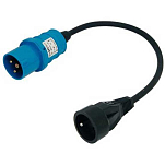 Bals 000470 Mini Plex USE CEI 2126 16A 230V Женский кабельный адаптер Серебристый Black / Blue