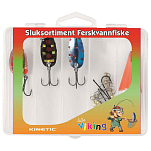 Kinetic KS10103 Little Viking Go Fishing Ferskvannsfiske Коробка Для Приманок Многоцветный Clear