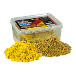Benzar mix 98083174 3 In 1 1.2kg Масляные пеллеты Желтый Multicolour