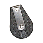 Viadana 7878048 Одиночный шкив  Black / Grey 8 mm 