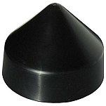 Dock edge 686-91882F Cone Свайная крышка Черный  Black 8´´ 