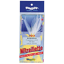 Купить Ragot 14RG4410730 Mitraillete Original 7 Крючки Feather Rig Белая White Glow 3/0  7ft.ru в интернет магазине Семь Футов