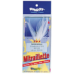 Ragot 14RG4410730 Mitraillete Original 7 Крючки Feather Rig Белая White Glow 3/0 
