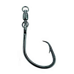 Akami 014224 MR19 Circle Swivel Крючки С Одним Глазком Silver 2/0